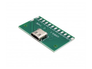 TYPE-C 24Pin Female Testing Points Breakout Board